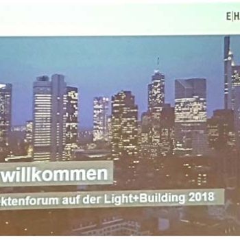 6. Architektenforum auf der Messe Light + Building...die vernetzte Architektur der Zukunft